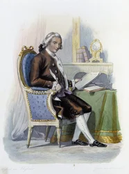 Jean Baptiste Louis Gresset (1709-1777) in Ed. Mennechet, "Le Plutarque francais"