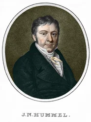 Jean Nepomucene Hummel (Johann Nepomuk Hummel) (1778-1837). Austrian pianist and composer