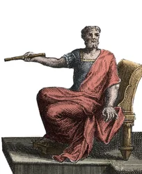 Josiah, King of Judah - engraving from 1811 in 