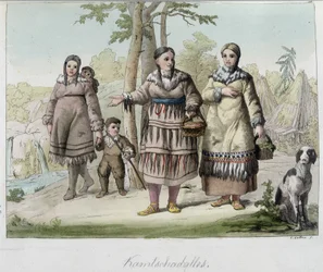 Kamtschadales, people of Siberia