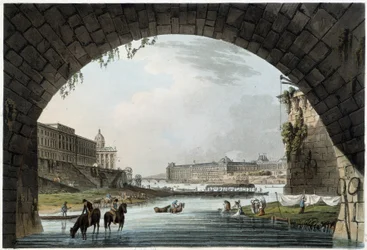 La Monnaie, 4 Nations in Paris seen by J.C. Mats, Published by W. Miller in London-1806