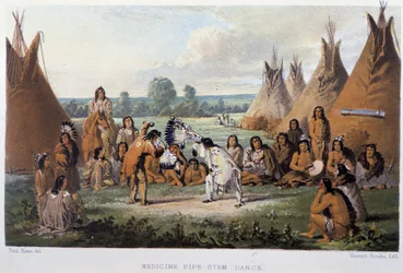 The Calumet Dance Against Diseases Among North American Indians - in 