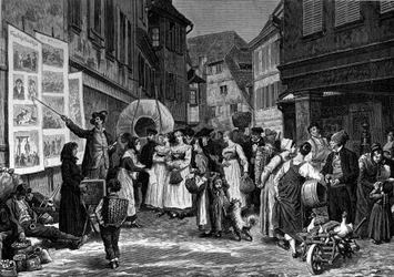 The singer of lamte in Alsace