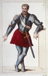 Le chevalier Bayard engraving 1830