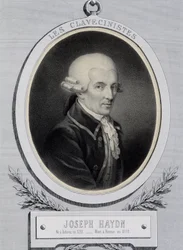Locket Portrait of Musician Franz Joseph Haydn (1732-1809)