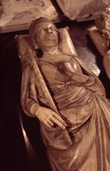 Lying of King Philip III called Philip the Hardi (1245-1285). Basilica of Saint Denis. Saint Denis
