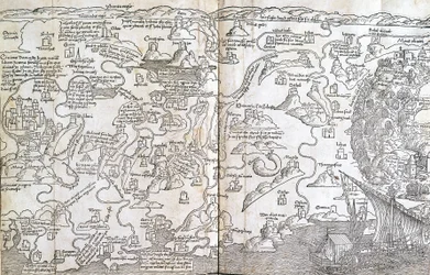 Map of Palestine - in 