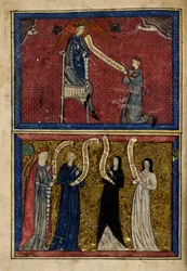 Men and women wounded by the God of Love from 
