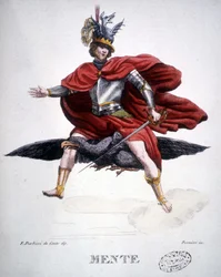 Mente - engraving