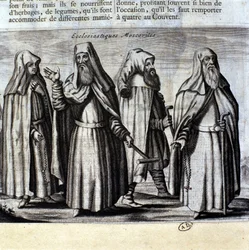 Muscovite clergy, engraving