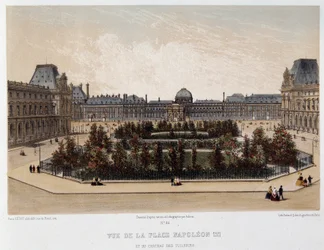 Napoleon III Square and the Tuileries Palace