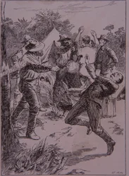 Ned Kelly kills Police Constable Lonigan at Stringybark Creek in 1878