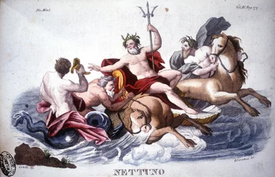 Neptune - engraving