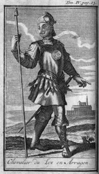 Orders of Chivalry. Knight of the Order of Lily in Aragon in the 15th century In "History of military orders or knights, of the secular and regular militias of both sexes, which have been established so far. Edition taken from Abbe Giustiniani, R.P.Bo"