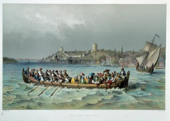Omnibus Boat in Constantinople