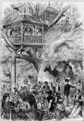 Party in Sceaux Park in 1873.