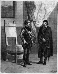 Pascal Paoli with James Boswell. In “Pasquale Paoli ossia la rotta di Pontenuovo” by F.D. Guerrazzi. 1872