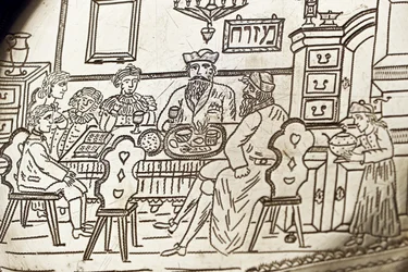 Passover Seder plate, 19th century