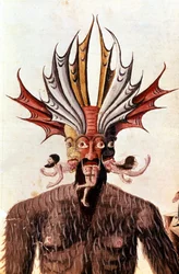 Performance of Lucifer (devil) in Dante