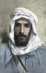 Pierre Paul Francois Camille Savorgnan de Brazza (1852-1905), French explorer in Africa - Portrait of Pietro Paolo Savorgnan di Brazza or Pierre Paul Francois Camille Savorgnan de Brazza in French (1852-1905), Governor General of Congo francais circa 1882