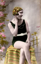 Pin-up in Bathing Suit