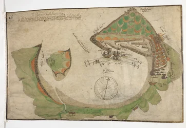 Plan of the Town and Harbour of San Sebastian, Drawn by Richard Poulter