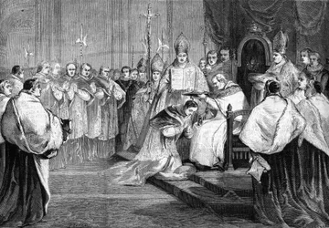 Pope Pius IX Handing Over the Cardinal