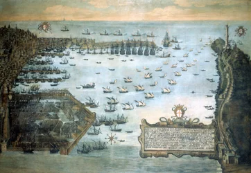 Port of Genoa in 1597