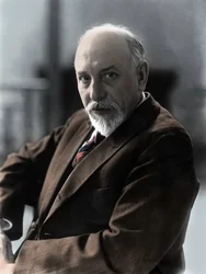 Portrait of Luigi Pirandello, Italian Writer, around 1920
