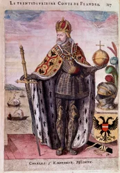 Portrait of Charles V in Thirty Second Count of Flanders