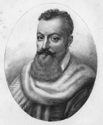 Portrait of Achilles de Harlay, Count of Beaumont Magistrate (1536 to 1619).