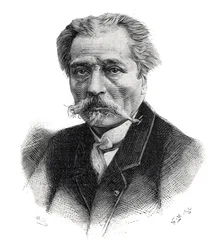 Portrait of Aime Millet, French sculptor, engraver, medallist and painter (1819-1891)