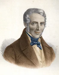 Portrait of Alessandro Manzoni, Italian writer (1785-1873)