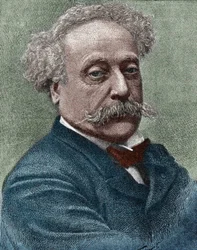 Portrait of Alexandre Dumas Jr., French writer