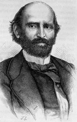 Portrait of Alexandre Glais-Bizoin (1800 - 1877). Engraving in 