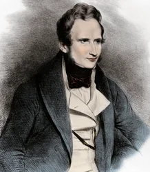 Portrait of Alfred de Vigny - Portrait of the Poet Alfred de Vigny (1797-1863).