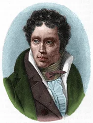 Portrait of Arthur Schopenhauer, German philosopher (1788-1860)