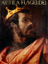 Portrait of Attila, King of the Huns