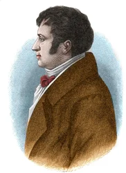 Portrait of August Wilhelm von Schlegel (1767-1845), German philosopher, critic, orientalist and translator and theorist of the romantic movement.