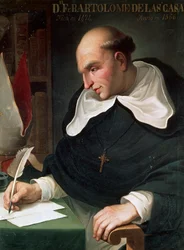 Portrait of Bartolome de Las Casas, Spanish Catholic Bishop