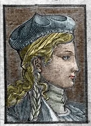 Portrait of Brunehaut or Brunehilde, Wife of Sigebert I