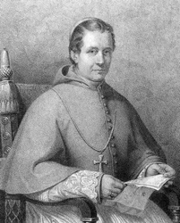 Portrait of Cardinal Giovanni Maria Mastai Ferretti (1792-1878), Pope Pius IX from 1846 to 1878