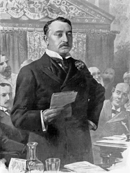 Portrait of Cecil John Rhodes (1853-1902), British Businessman and Colonial Administrator