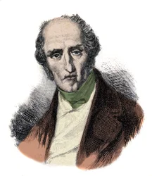 Portrait of Charles Fourier (1772 - 1837), French socialist theorist