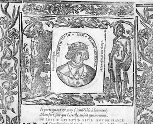 Portrait of Charles X Le Hutin, King of France from 1314 to 1316