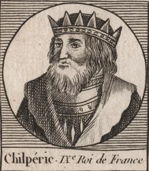 Portrait of Chilperic I, King of Neustria