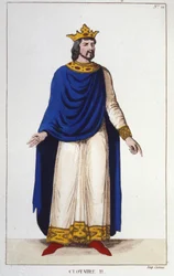 Portrait of Clothaire II, King of Neustria and King of the Franks