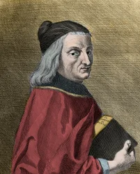 Portrait of Cristoforo Landino, Italian humanist