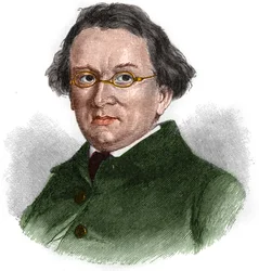 Portrait of Eduard Morike, German romantic writer