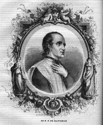 Portrait of Father Delacroix de Ravignan (1795-1858), French Jesuit.